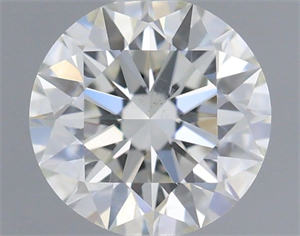 Picture of Natural Diamond 0.50 Carats, Round with Excellent Cut, J Color, SI1 Clarity and Certified by GIA
