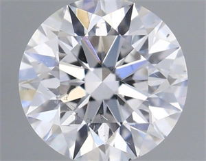 Picture of Natural Diamond 0.41 Carats, Round with Excellent Cut, D Color, SI2 Clarity and Certified by GIA