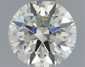 Picture of Natural Diamond 0.52 Carats, Round with Excellent Cut, L Color, SI1 Clarity and Certified by GIA