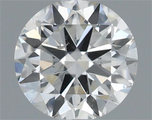 Picture of Natural Diamond 0.50 Carats, Round with Very Good Cut, J Color, SI2 Clarity and Certified by GIA