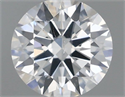 Natural Diamond 0.42 Carats, Round with Excellent Cut, F Color, SI2 Clarity and Certified by GIA