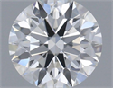 Natural Diamond 0.46 Carats, Round with Excellent Cut, F Color, VS2 Clarity and Certified by GIA