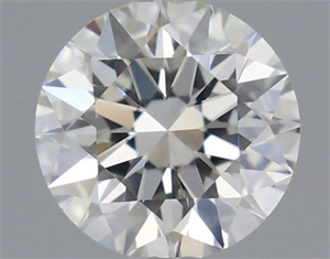 Picture of Natural Diamond 0.41 Carats, Round with Excellent Cut, J Color, VS2 Clarity and Certified by GIA