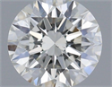 Natural Diamond 0.40 Carats, Round with Excellent Cut, J Color, VS2 Clarity and Certified by GIA
