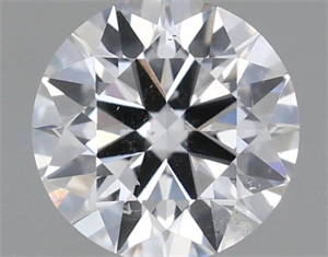 Picture of Natural Diamond 0.40 Carats, Round with Very Good Cut, D Color, SI2 Clarity and Certified by GIA