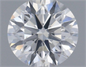 Natural Diamond 0.48 Carats, Round with Excellent Cut, F Color, SI1 Clarity and Certified by GIA