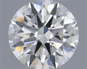 Picture of Natural Diamond 0.40 Carats, Round with Excellent Cut, H Color, VS1 Clarity and Certified by GIA