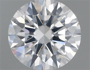 Picture of Natural Diamond 0.43 Carats, Round with Excellent Cut, E Color, SI2 Clarity and Certified by GIA