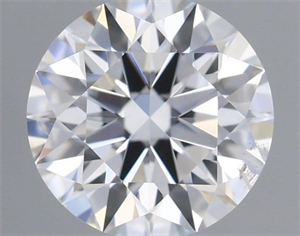 Picture of Natural Diamond 0.42 Carats, Round with Excellent Cut, E Color, I1 Clarity and Certified by GIA