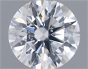 Natural Diamond 0.40 Carats, Round with Excellent Cut, F Color, SI2 Clarity and Certified by GIA