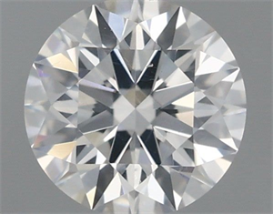 Picture of Natural Diamond 0.42 Carats, Round with Excellent Cut, G Color, SI1 Clarity and Certified by GIA