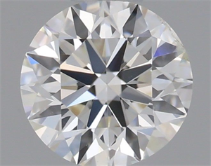 Picture of Natural Diamond 0.40 Carats, Round with Excellent Cut, I Color, SI2 Clarity and Certified by GIA