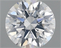 Natural Diamond 0.40 Carats, Round with Excellent Cut, F Color, SI1 Clarity and Certified by GIA