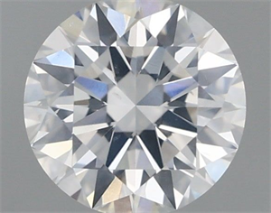 Picture of Natural Diamond 0.40 Carats, Round with Excellent Cut, F Color, SI1 Clarity and Certified by GIA