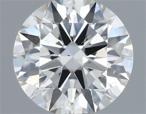 Picture of Natural Diamond 0.40 Carats, Round with Excellent Cut, J Color, SI1 Clarity and Certified by GIA