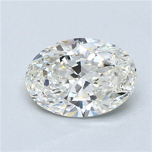 Picture of Natural Diamond 1.30 Carats, Oval with  Cut, I Color, VS1 Clarity and Certified by GIA