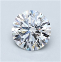 Natural Diamond 4.50 Carats, Round with Excellent Cut, E Color, SI2 Clarity and Certified by GIA