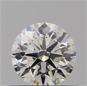 Natural Diamond 0.44 Carats, Round with Excellent Cut, H Color, VS2 Clarity and Certified by GIA