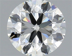 Picture of Natural Diamond 0.97 Carats, Round with Excellent Cut, H Color, VVS2 Clarity and Certified by IGI