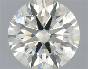 Picture of Natural Diamond 0.90 Carats, Round with Excellent Cut, J Color, VS1 Clarity and Certified by IGI