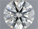 Natural Diamond 0.70 Carats, Round with Excellent Cut, J Color, VVS2 Clarity and Certified by IGI