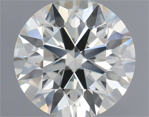 Picture of Natural Diamond 0.70 Carats, Round with Excellent Cut, J Color, VVS2 Clarity and Certified by IGI