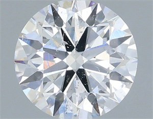 Picture of Natural Diamond 0.50 Carats, Round with Excellent Cut, E Color, SI2 Clarity and Certified by IGI