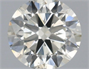 Natural Diamond 0.50 Carats, Round with Excellent Cut, K Color, SI1 Clarity and Certified by IGI