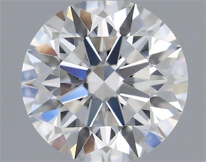 Foto Diamante Natural 0.53 quilates, Redondo , Color F, claridad VVS1 y certificado IGI de