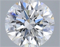 Natural Diamond 0.43 Carats, Round with Excellent Cut, E Color, VS2 Clarity and Certified by GIA