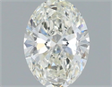 Natural Diamond 0.41 Carats, Oval with  Cut, I Color, VS1 Clarity and Certified by IGI