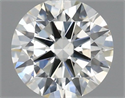 Natural Diamond 0.50 Carats, Round with Excellent Cut, J Color, SI2 Clarity and Certified by IGI