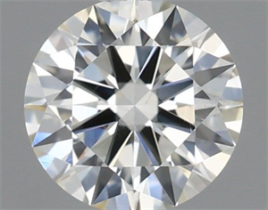 Picture of Natural Diamond 0.50 Carats, Round with Excellent Cut, J Color, SI2 Clarity and Certified by IGI