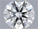 Diamante Natural 0.54 quilates, Redondo , Color K, claridad VVS1 y certificado GIA