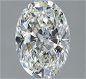 Natural Diamond 2.20 Carats, Oval with  Cut, I Color, SI1 Clarity and Certified by GIA