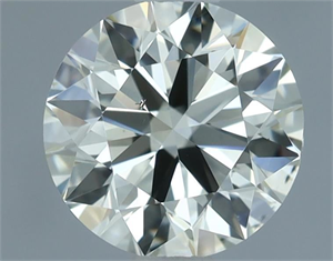 Picture of Natural Diamond 1.00 Carats, Round with Excellent Cut, L Color, VS2 Clarity and Certified by IGI