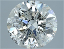 Diamante Natural 3.04 quilates, Redondo , Color G, claridad I1 y certificado IGI