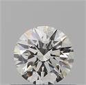 Natural Diamond 0.42 Carats, Round with Excellent Cut, H Color, VS1 Clarity and Certified by GIA