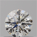 Natural Diamond 0.44 Carats, Round with Excellent Cut, H Color, VS1 Clarity and Certified by GIA