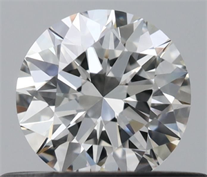 Picture of Natural Diamond 0.40 Carats, Round with Excellent Cut, G Color, VVS1 Clarity and Certified by IGI