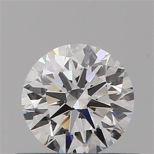 Picture of Natural Diamond 0.40 Carats, Round with Excellent Cut, F Color, VVS1 Clarity and Certified by GIA