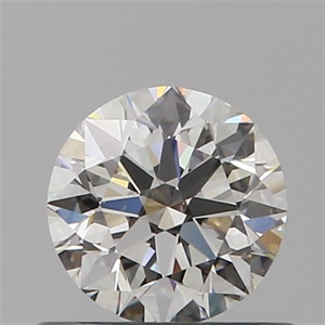 Picture of Natural Diamond 0.51 Carats, Round with Excellent Cut, I Color, VS2 Clarity and Certified by GIA