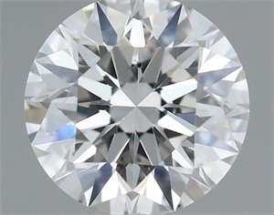 Foto Diamante Natural 0.43 quilates, Redondo , Color H, claridad SI1 y certificado GIA de