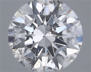 Picture of Natural Diamond 0.70 Carats, Round with Excellent Cut, F Color, I1 Clarity and Certified by GIA