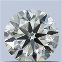 Diamante Natural 0.50 quilates, Redondo , Color K, claridad VVS1 y certificado GIA