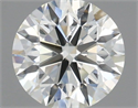 Natural Diamond 0.70 Carats, Round with Excellent Cut, M Color, SI1 Clarity and Certified by GIA