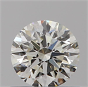 Diamante Natural 0.51 quilates, Redondo , Color H, claridad VVS2 y certificado IGI