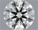 Natural Diamond 0.50 Carats, Round with Excellent Cut, I Color, SI2 Clarity and Certified by IGI
