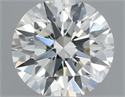 Natural Diamond 0.52 Carats, Round with Excellent Cut, I Color, SI2 Clarity and Certified by IGI