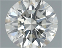 Natural Diamond 0.51 Carats, Round with Excellent Cut, I Color, SI2 Clarity and Certified by IGI